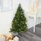 4ft. Pre-Lit Grand Teton Spruce Flat Back Artificial Christmas Tree, Clear LED Lights